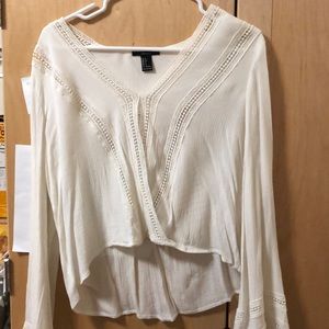 Flowy white long sleeve